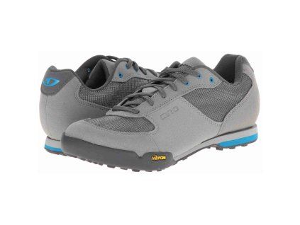 Cyklistické tretry GIRO PETRA VR Titanium/blue jewel  dámské turistické