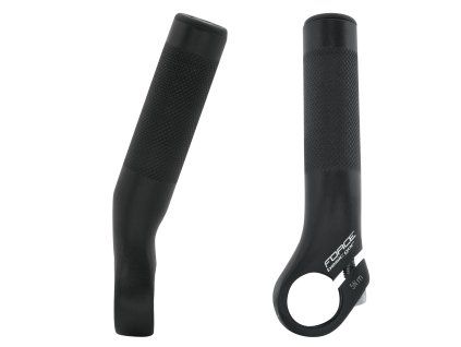 rohy FORCE GOR 11 cm Al, černé matné