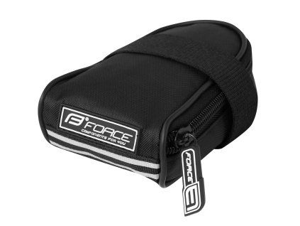 brašna pod sedlo FORCE MINILIGHT suchý zip, černá