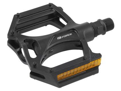 pedály FORCE BMX Al nevyměnitelné piny, černé