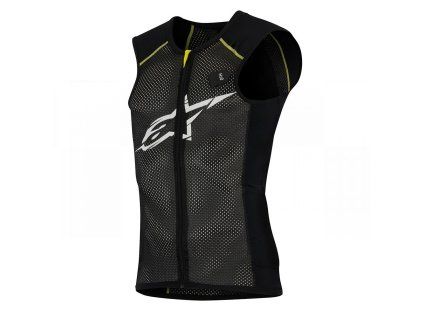 77479 chranicova vesta alpinestars paragon protective vest cerna zluta