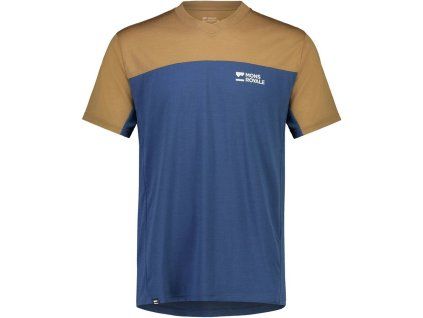 merino triko MONS ROYALE REDWOOD ENDURO VT toffee / dark denim