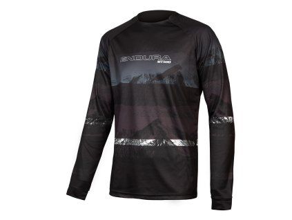 Endura MT500 Scenic Tee LTD pánský dres dlouhý rukáv Black
