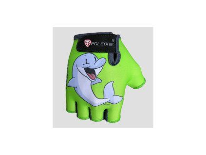 13973 polednik baby new detske cyklisticke rukavice delfin