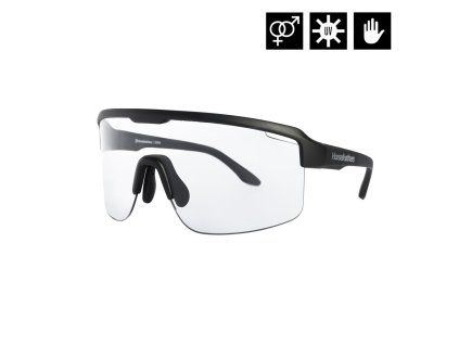 Cyklistické brýle Horsefeathers Scorpio - matt black/clear