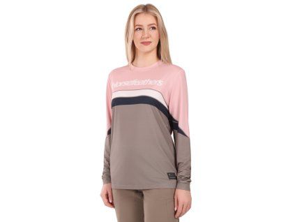 Bike dres Horsefeathers Quantum W LS - lotus/taupe