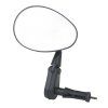 zpětné zrcátko FORCE na řídítka oboustranné, černé