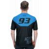 dres CUBE EDGE ROUND NECK JERSEY S/S black/blue
