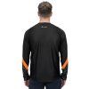 dres CUBE EDGE ROUND NECK JERSEY L/S black/orange