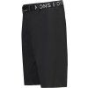Merino kraťasy Mons  VIRAGE BIKE SHORTS black