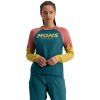 merino triko Mons Royal TARN FREERIDE LS WIND JERSEY deep teal / pink cl. / honey