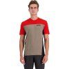 merino triko MONS ROYALE REDWOOD ENDURO VT retro red/black/walnut